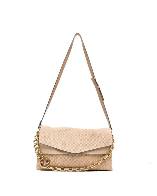 Gucci レディース ナチュラル Ggチェーン ショルダーバッグ Lの通販は