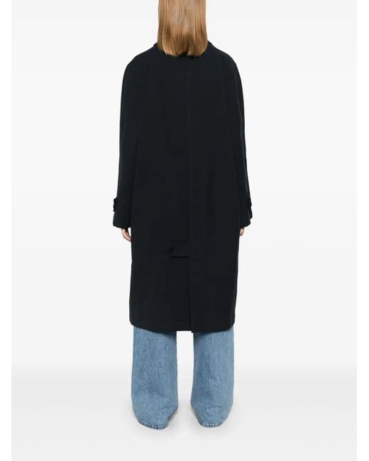 Closed Black Cotton Midi Coat
