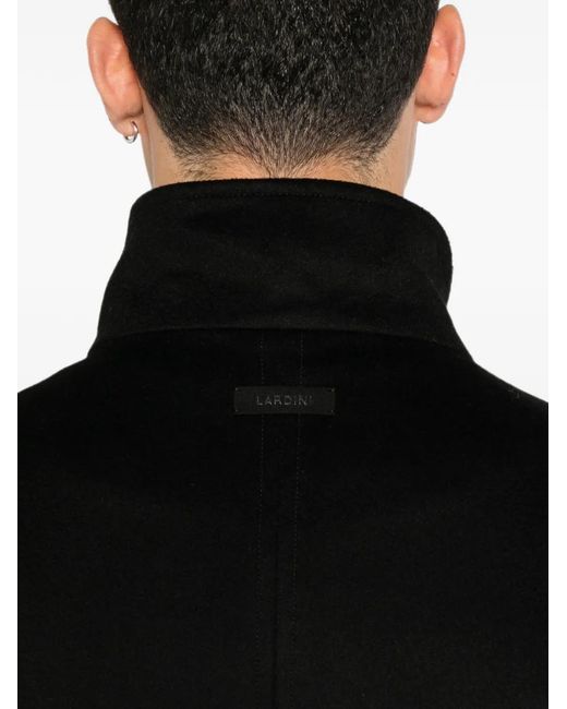 Lardini Black Veste Zippée À Col Montant for men