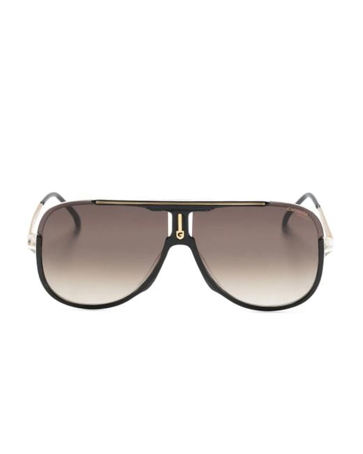 Carrera Metallic Pilot-Frame Sunglasses