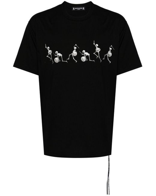 Camiseta con estampado Skull Warrior Mastermind Japan de hombre de color Black