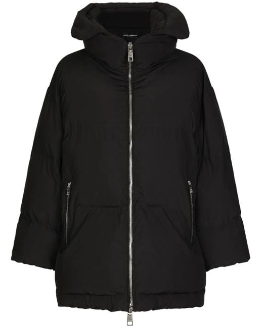 Dolce & Gabbana オーバーサイズ パデッドジャケット Black