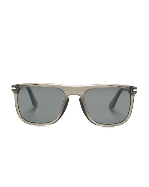 Persol Gray Po3336s Square-frame Sunglasses