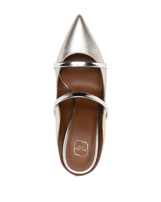 Malone Souliers White Maureen 85 Mules