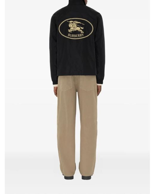 メンズ Burberry Knight Stamp ジャケット Black