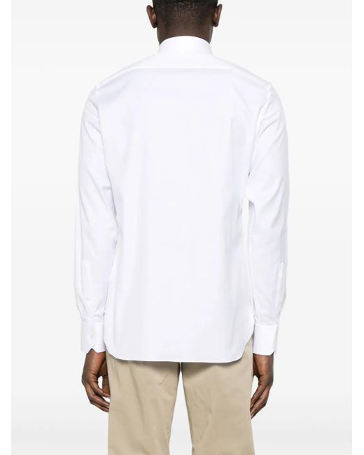 メンズ Zegna オックスフォード シャツ White
