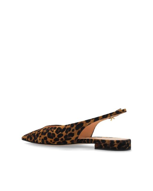 Gianvito Rossi Brown Leopard-Print Pointed Sandals