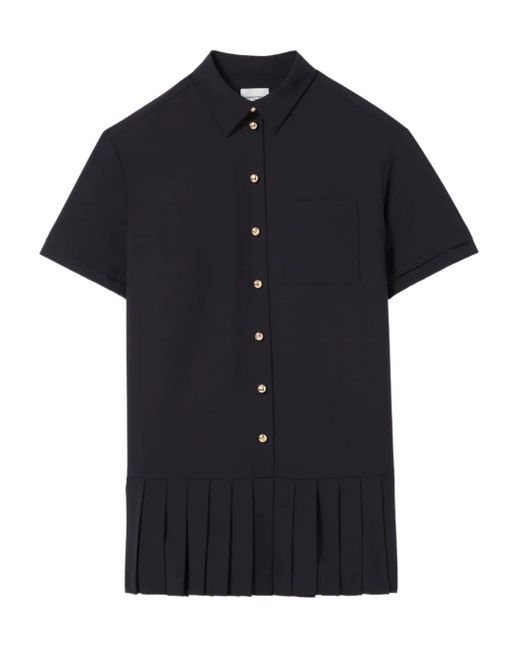 Robe Mi-Longue À Ourlet Plissé Claudie Pierlot en coloris Black
