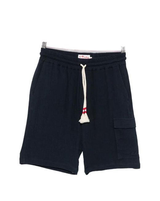 Mc2 Saint Barth Blue Marseille Shorts for men