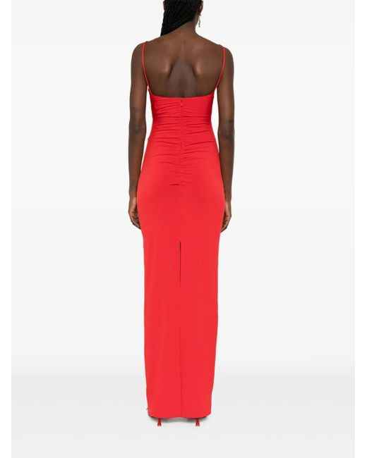 Nissa Red Maxikleid Mit Cut-Out