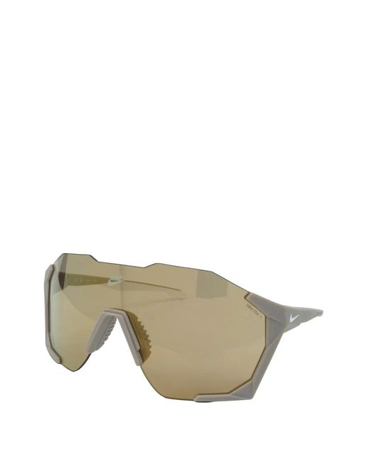 Nike Gray Charged Shield Sunglasses for men