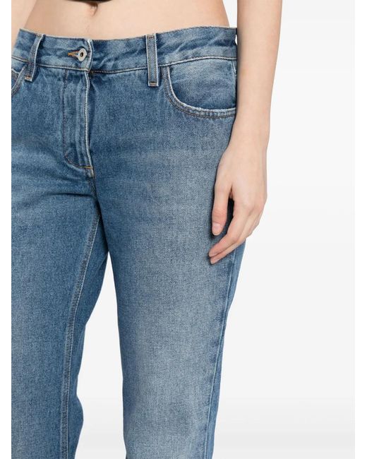Off-White c/o Virgil Abloh Blue Flared Jeans
