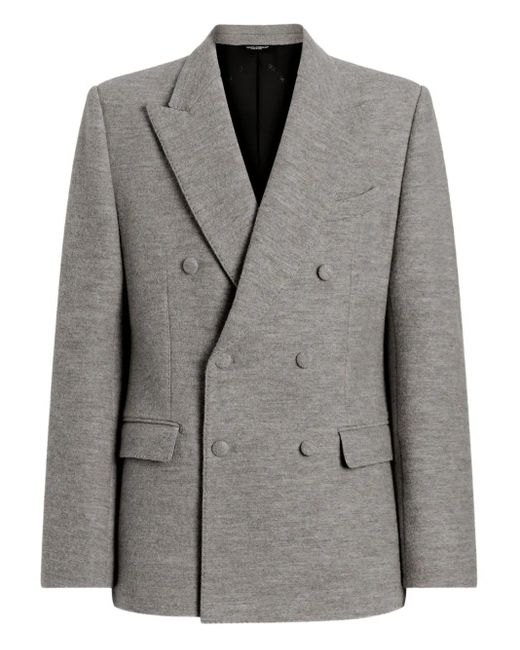 Dolce & Gabbana Klassische Cabanjacke in Gray für Herren
