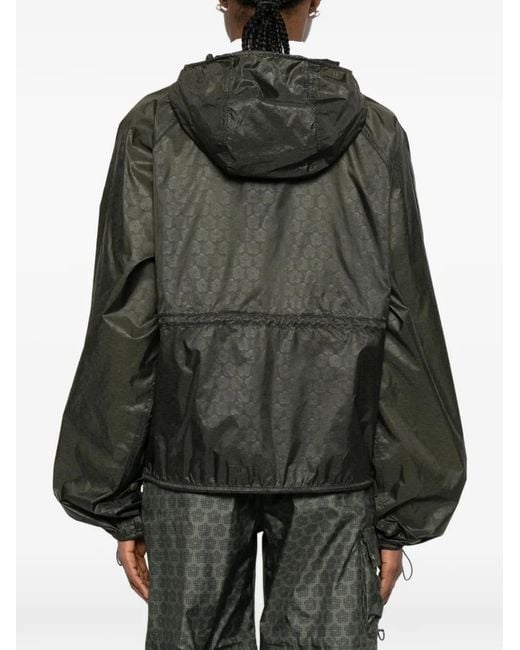 CECILIE BAHNSEN Green X The North Face Hooded Floral-Print Jacket