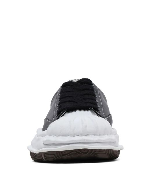 Maison Mihara Yasuhiro White Blakey Leather Sneakers