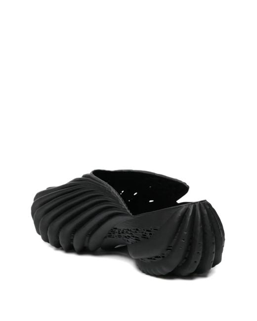 ALIVEFORM Black Armis Slide Mules for men