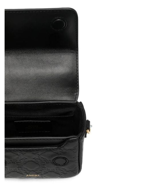 Borsa Mini Con Placca Logo di Amiri in Black