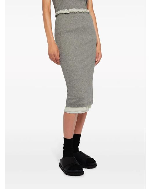 Jil Sander Gray Skirts
