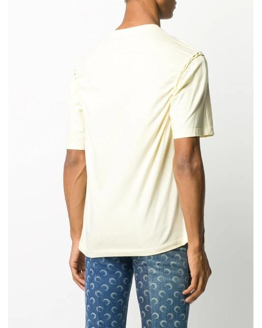 Telfar Natural Braided-Seam T-Shirt