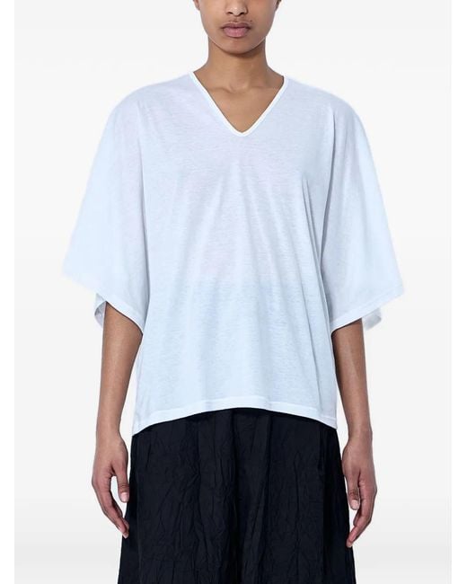 Limi Feu White V-Neck T-Shirt