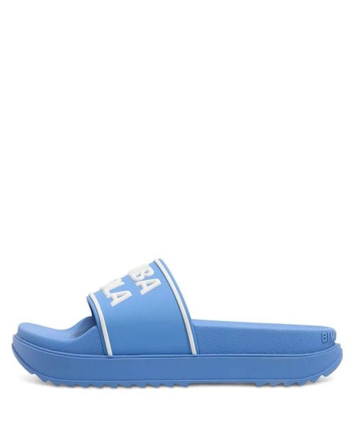 Bimba Y Lola Blue Platform Flip Flops