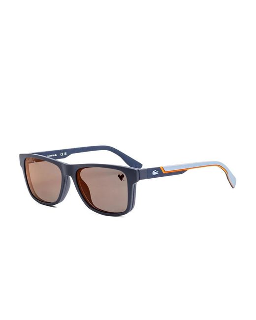 Lacoste Brown Logo-Print Glasses for men