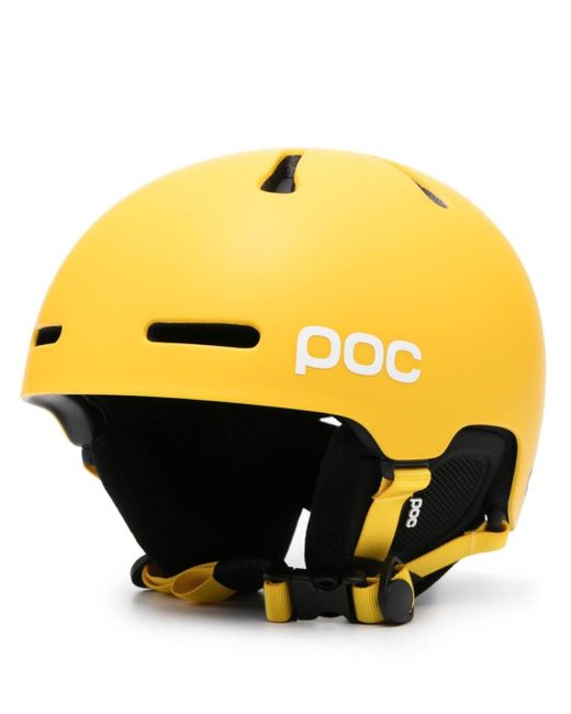 Poc Yellow Fornix Logo-print Helmet
