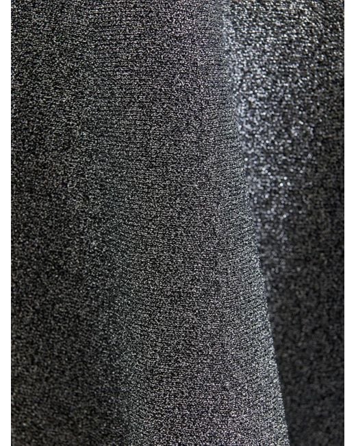 Minigonna Svasata Con Effetto Metallizzato di Essentiel Antwerp in Gray