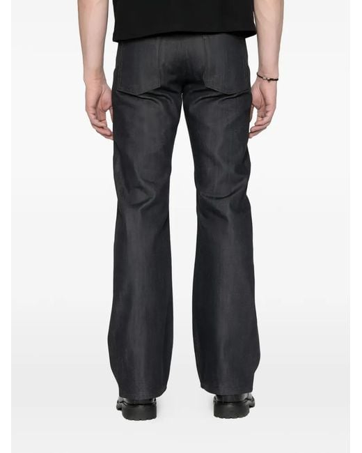 Naked & Famous Gray Groovy Guy Grass Selvedge Denim Jeans for men