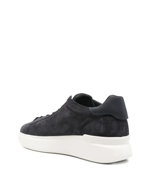 Hogan Black H580 Suede Trainers for men