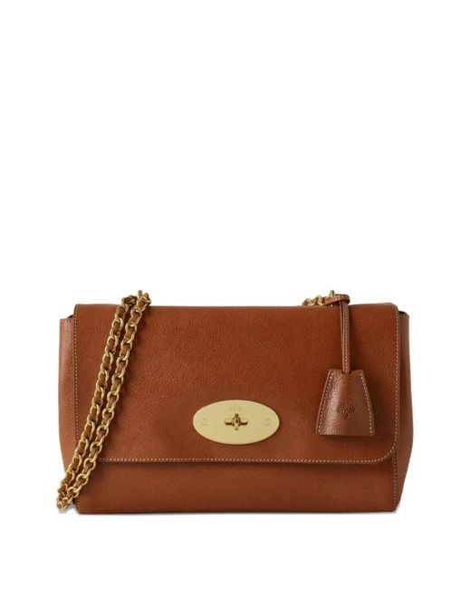 Mulberry Brown Medium Lily Chain-Strap Shoulder Bag