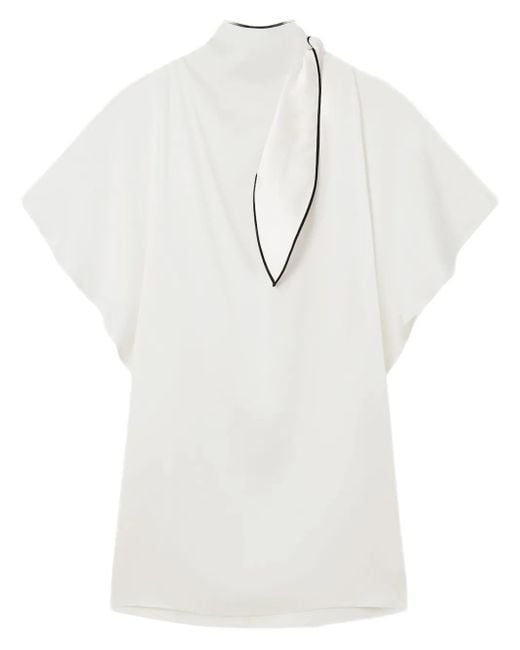 Stella McCartney モックネック ミニドレス White