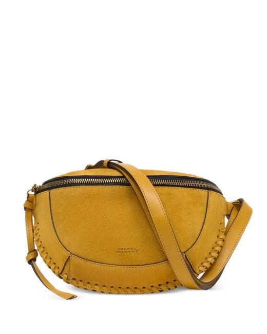 Isabel Marant Metallic Sac Porté Épaule À Design Tressé