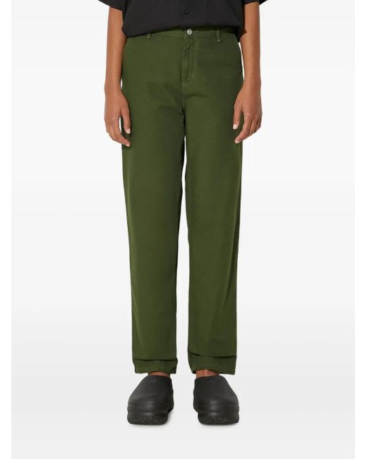Carhartt Green W' Pierce Patch-Pocket Trousers