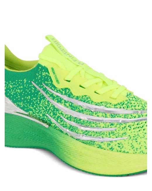 Philipp Plein Green Tiger Tech Sneakers
