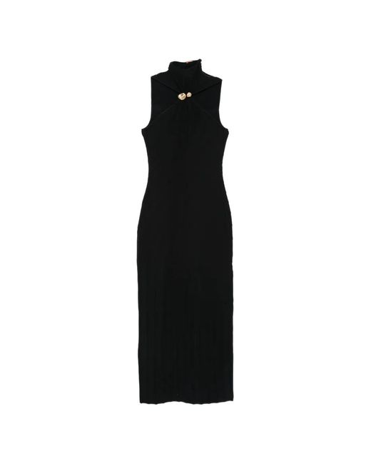 Cult Gaia Black Jessica Midi Dress