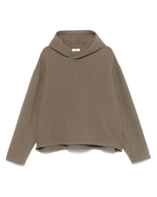Rier Natural Fleece Cropped Hoodie for men