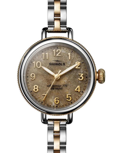 Shinola Metallic Birdy 36Mm