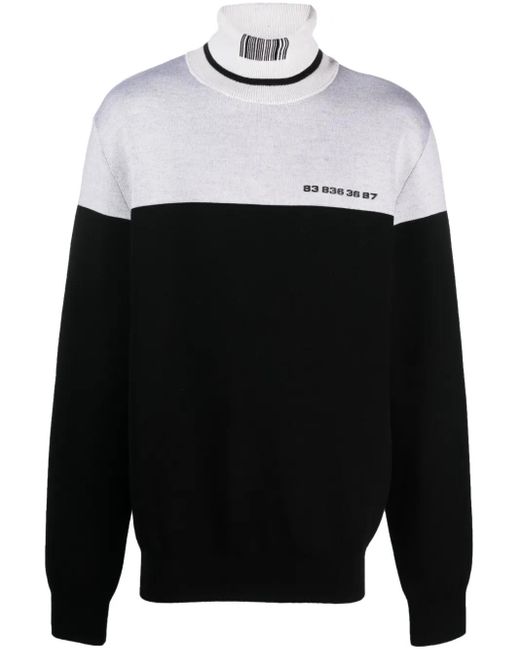 Pull Numbered À Col Roulé VTMNTS pour homme en coloris Gray