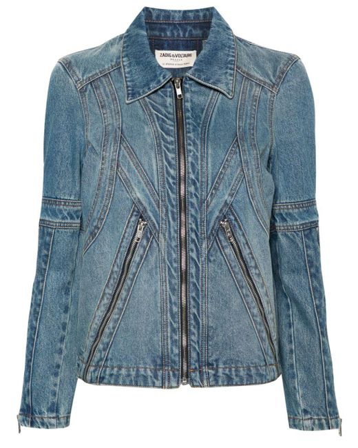 Zadig & Voltaire Blue Bons Jeansjacke