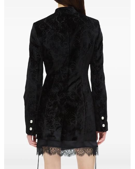Ann Demeulemeester Black Yana Marsina Jacket