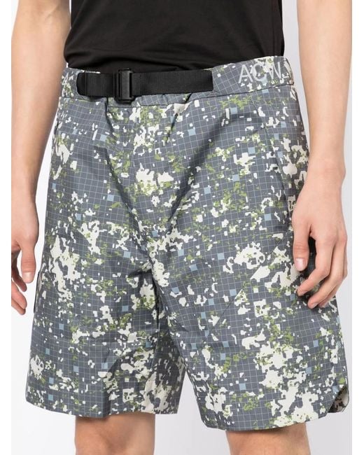 A_COLD_WALL* Multicolor Nephin Belted Bermuda Shorts for men