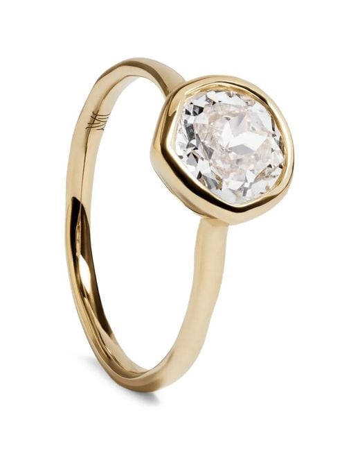 Monica Vinader White Mv Siren Solitaire Diamond Ring