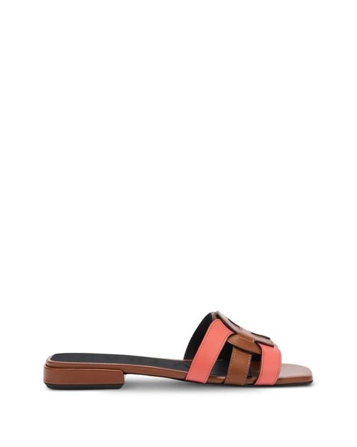 Furla Brown Summer Sandals