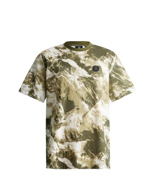 Fusalp Green Tylo Patterned T-Shirt for men