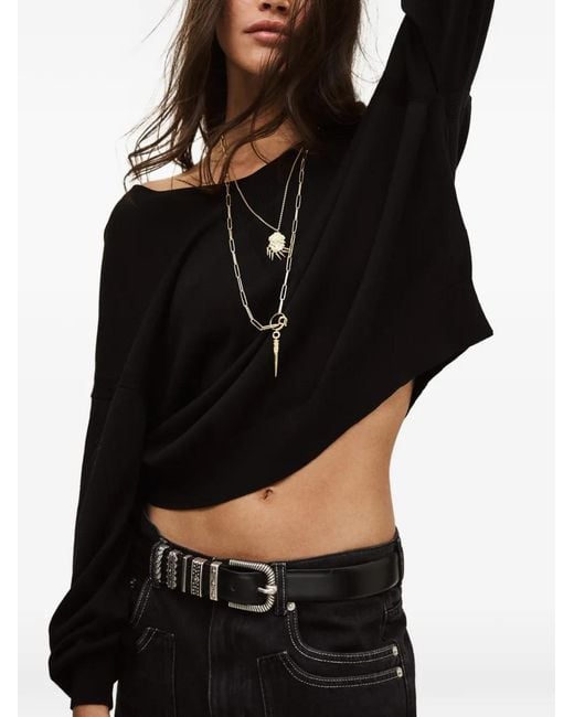 Ba&sh Black Brenda Sweater
