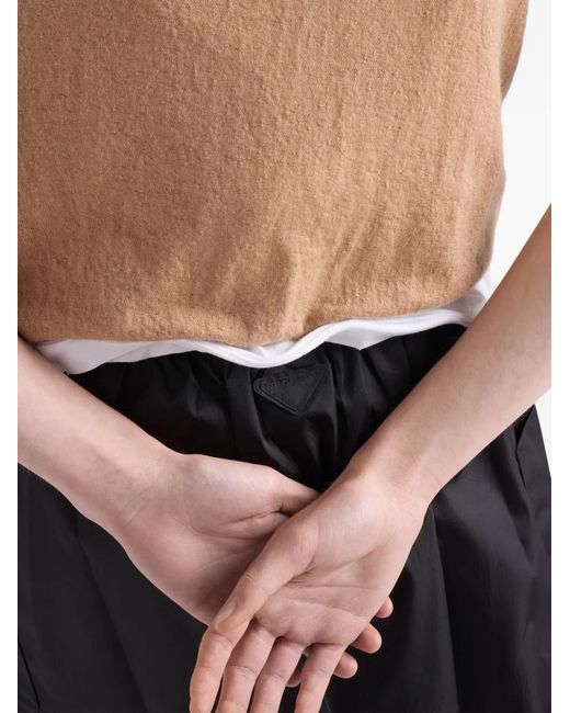 Prada Black Re-Nylon Miniskirt