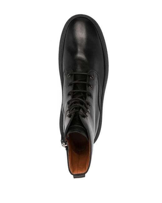 Tod's Black W.g. Lace-up Ankle Boots for men