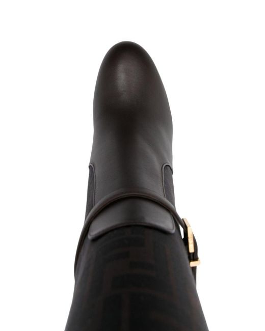 Fendi Black Delfina High Boots