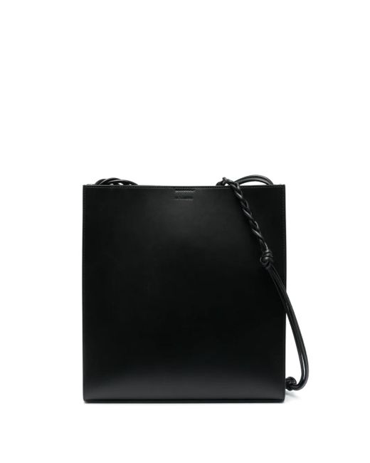 Jil Sander Schoudertas Met Logo-Reliëf in het Black voor heren